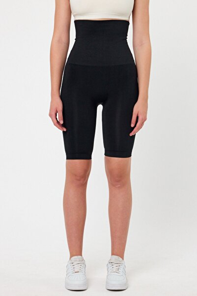 MRS.MODA Toparlayıcı Ve Incelten Etkili Kaydırmaz Lastikli Süper Yüksek Bel Korse Tayt