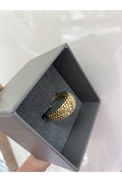 Karadeniz Kuyumculuk Pullu Tasarım Altın Yüzük (14 Ayar)