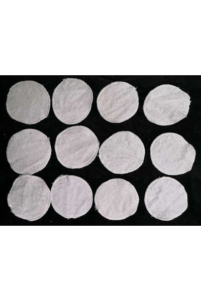 MEŞELİ TEKSTİL 6 Washable Makeup Remover Pads Overlock
