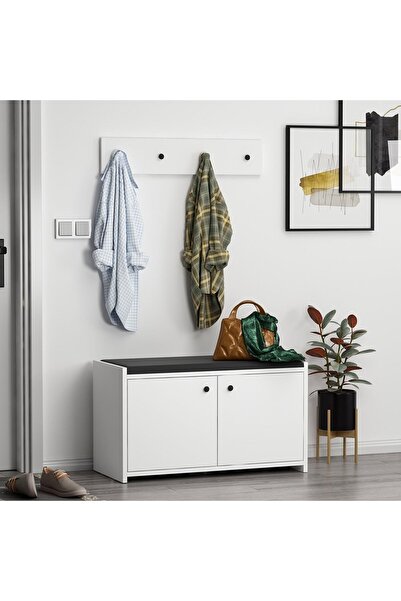 Meltem Çelik - BMdekor Ayakkabılık Santa Beyaz