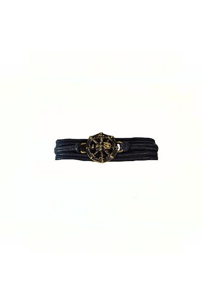 Modaroma Skull Leather Rope Adjustable Bracelet