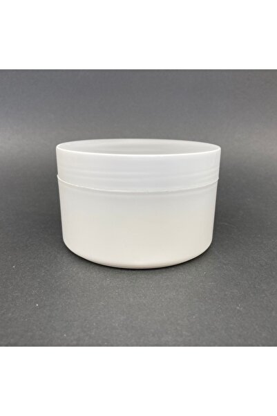 Pause Art Home برطمان كريم اقتصادي 300 سم مكعب مع غطاء لون أبيض - برطمان بلاستيك 300 مل - علبة طماطم فارغة