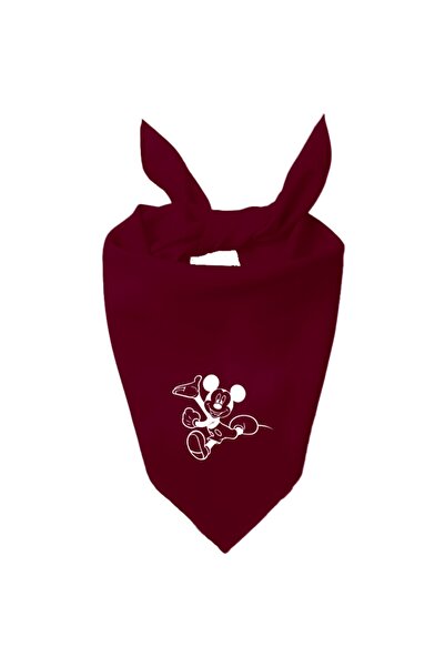 Tasarım Trend Μονόχρωμο φουλάρι με σχέδιο Μίκυ Μάους