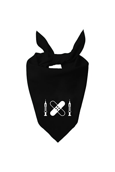 Tasarım Trend Eșarfă de culoare unică cu design cu ac și bandă