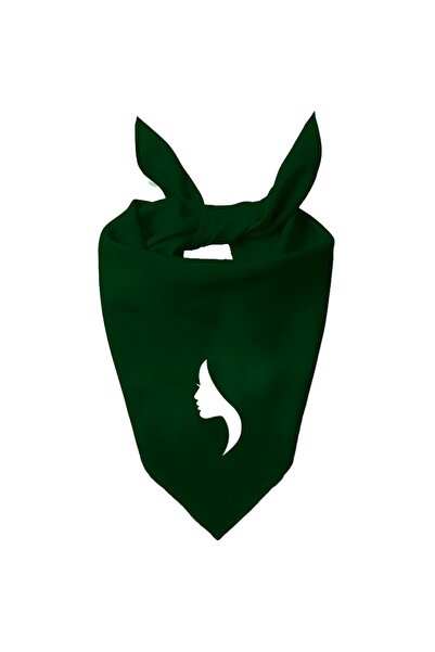 Tasarım Trend Eșarfă de culoare unică cu design siluetă pentru femei