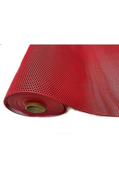 bademlerhali Wet Floor Mat Honeycomb Model Red Z Mat Pvc Hygienic Runner