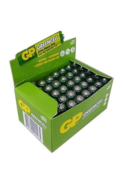 GP 40'lı Greencel Aaa Boy Ince Çinko Karbon Pil (24g-2s40)