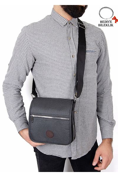 Newish Polo Geantă Messenger Alva Clup Linen (DIMENSIUNE MICĂ)
