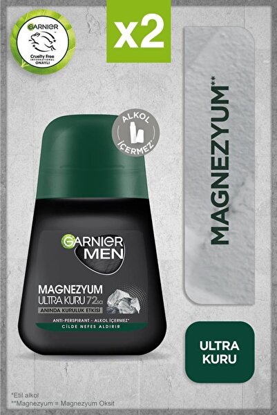 Men Magnezyum Ultra Kuru 72 Saat Mg 50 Ml X2