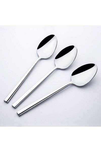 Nehir Dalyan Sade 24 Piece Fork Spoon Knife Set
