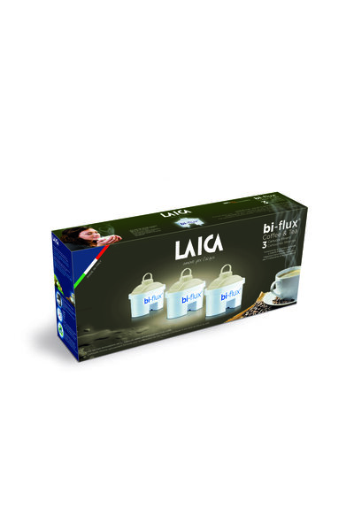LAICA Bi-flux Çay - Kahve Için Akıllı Su Arıtmalı Sürahisi 3'lü Yedek Filtreli Kartuşu