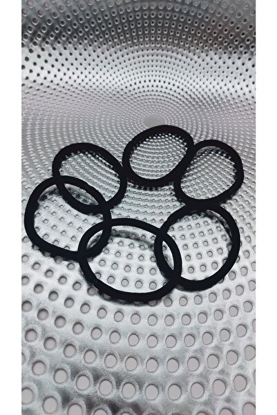 NO NAME Black Hair Rubber Thick