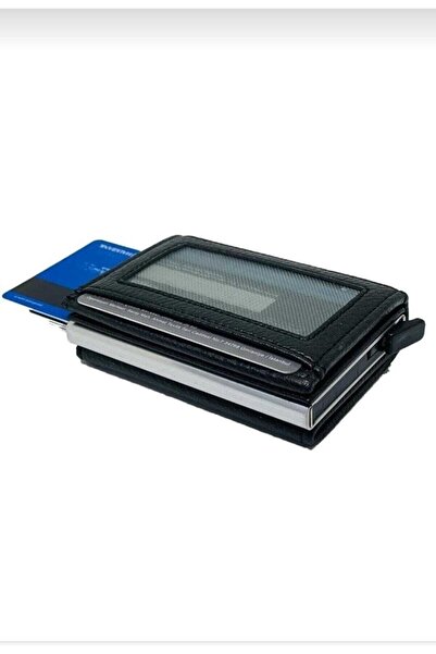 Carlino Suni Deri Deri Mekanizmalı Cüzdan Mıknatıslı