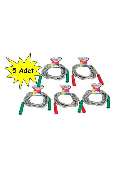 DSport 5 Pieces 2 Meters Children's Jump Rope Adjustable Length