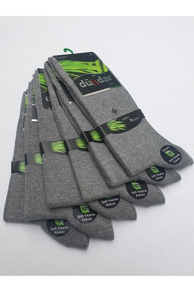 Dündar Men's Bamboo Socks 6 Pack Seamless 4 Seasons
