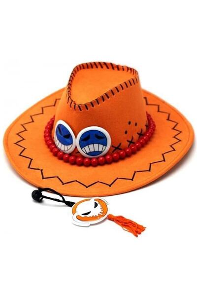 oyuncakçı savaş & europe shop One Piece Cosplay - Portgas D. Ace Şapkası Anime