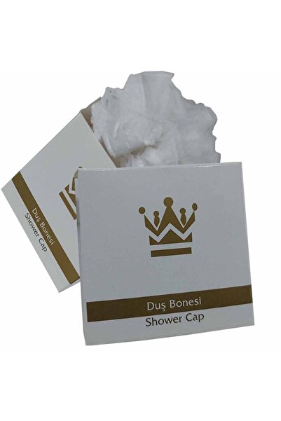 PRİVATE 100 Adet Kutulu Saç Duş Bonesi Tek Kullanımlık Plastik Naylon Bone