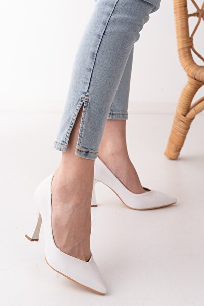 MASSOLE Rochie de mireasă din piele albă model Stiletto V Sezon nou Zilnic elegant, lucrată manual, producție internă