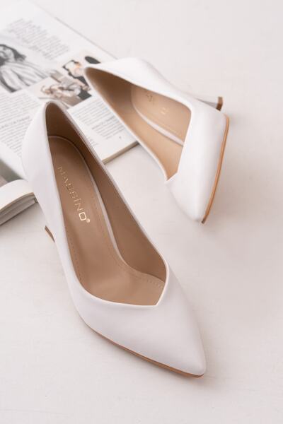 MASSOLE Шпилька V модель білої шкіряної весільної сукні Новий сезон повсякденний стильний ручної роботи вітчизняного виробництва