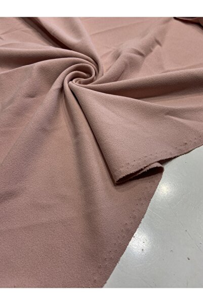 Kumaş sever Pembe Kumlu Krep Duble Krep Esnek Likralıçift En Metrelik Giyim F...