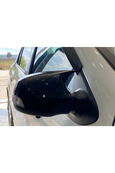 Arık Dizayn Renault Symbol Yarasa Batman Ayna Kapak, Piano Black, Symbol Siny...