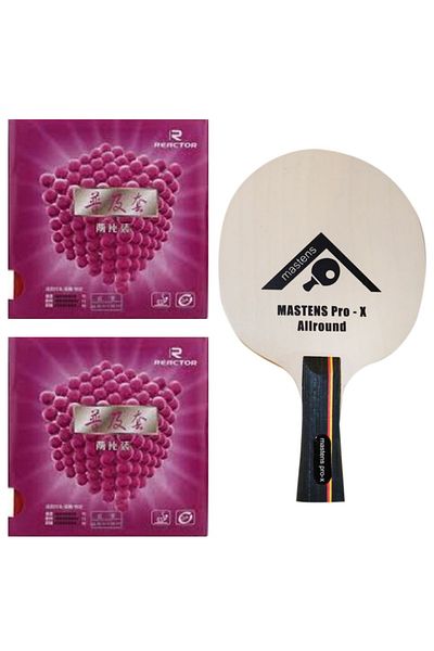 MASTENS Pro-x Combo-1 Table Tennis Racket (We Glue and Ship)