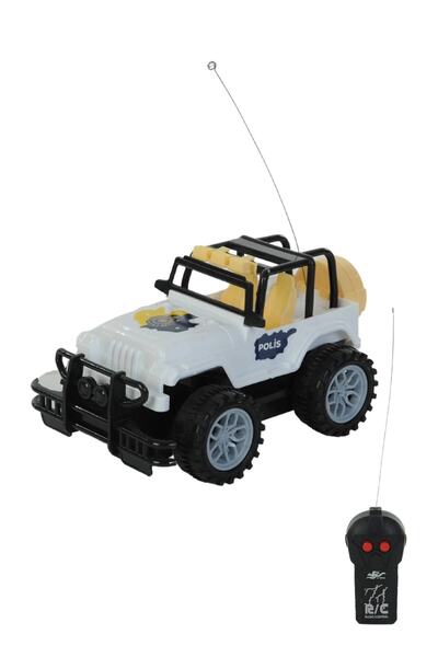 Genel Markalar P.1040 Oyuncak 2 Fonksiyonlu Polis Safari Jeep