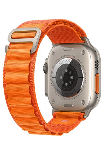NovStrap Apple Watch 42 44 45 49 Mm Seri 1 2 3 4 5 6 7 8 9 Se Ultra Ile Uyumlu Kordon Alpine Loop Kayış