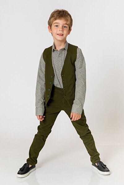 incity Boy's Khaki Shirt