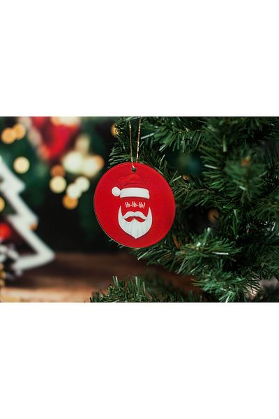 Queen Bee İstanbul 8 Pcs Plexi Christmas Ornament