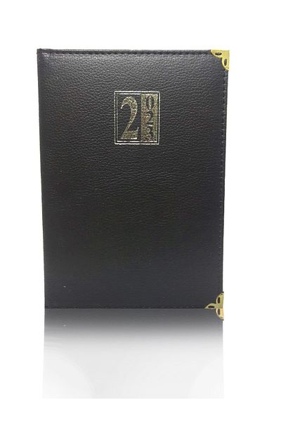 GENC DIJITAL BASKI Подложка за бюро и икономически дневен ред за 2023 г., калъф от изкуствена кожа 14x20, дневен ред