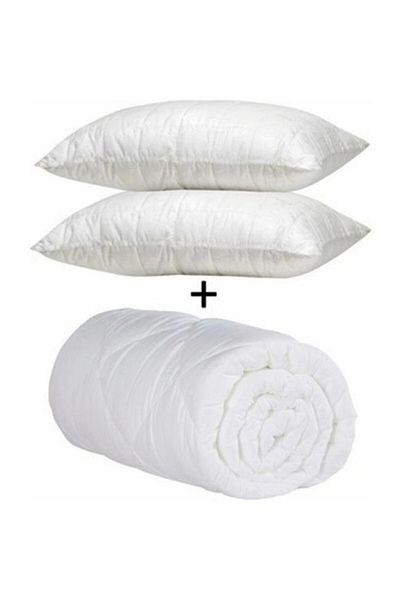 Özdilek Microfiber Double Quilt and 2 Silicone Pillows