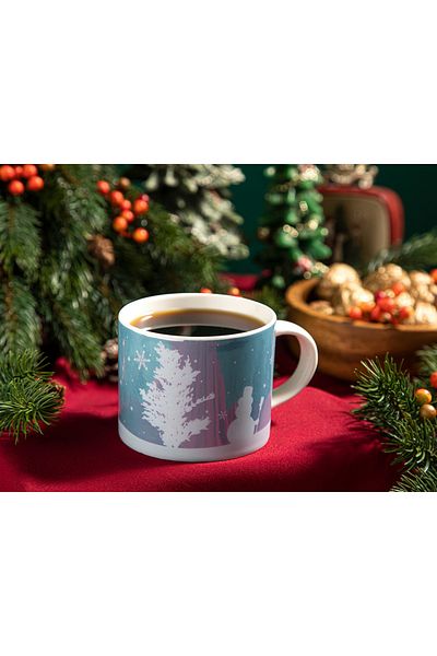 English Home Winter Faith New Bone Mug 250 Ml Blue