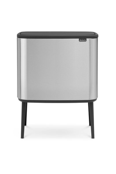 Tantitoni Bo Fpp Matt Steel Dokunmatik Çöp Kutusu 11+23l
