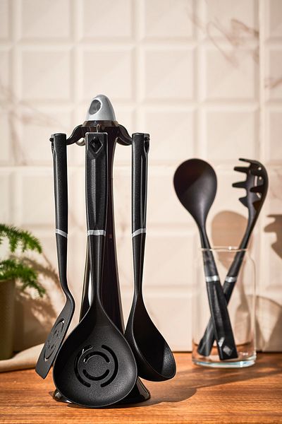 Emsan Akasya 6 Piece Serving Set Gray