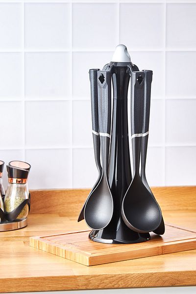 Emsan Akasya 6 Piece Serving Set Gray