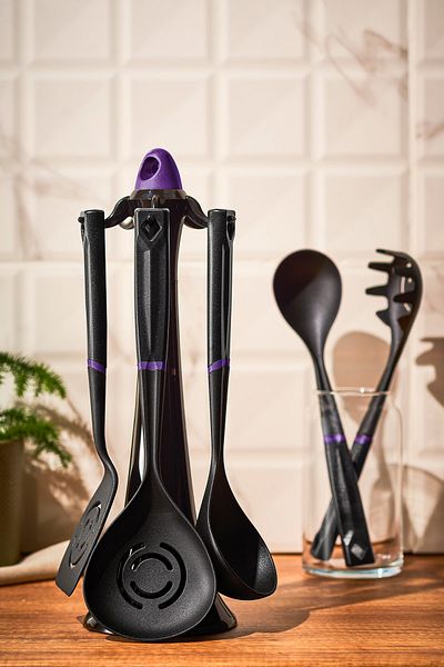Emsan Akasya 6 Piece Serving Set Purple