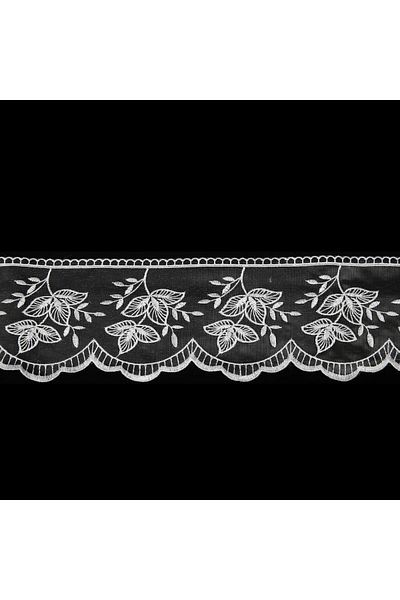 Nazarone Organza Güpür 9137 9mt-κρέμα