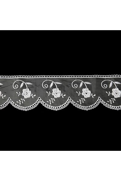 Nazarone Organza Guipure 9119 9mt-κρέμα