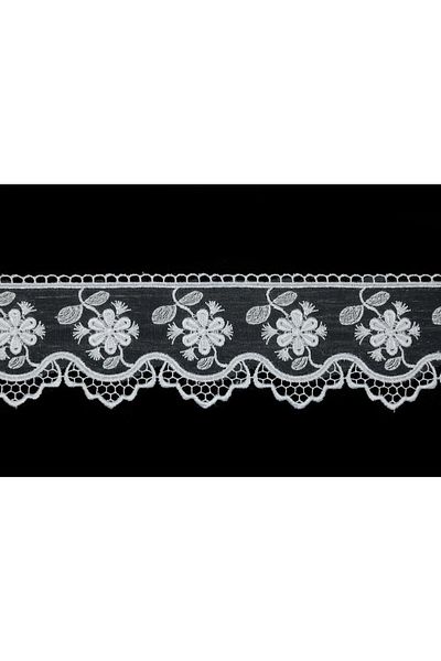 Nazarone Organza Guipure 7044 9m-white