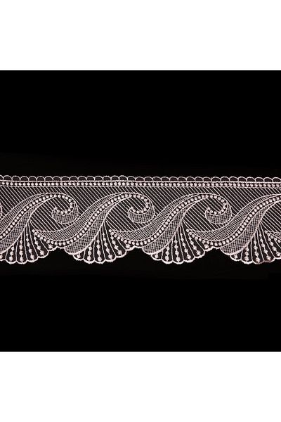 Nazarone Tulle Guipure 2184 9m-powder