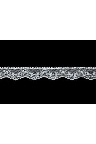 Nazarone Tulle Guipure 7064 9m-white