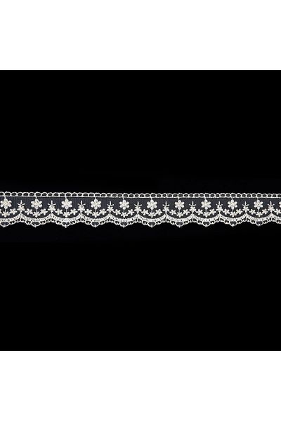 Nazarone Τούλι Guipure 9153 9mt-κρέμα