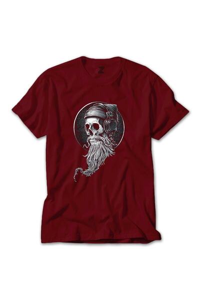 Z zepplin Tricou Skull Skull Hippy Red