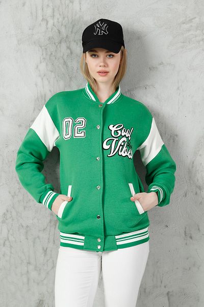 İKLİM LİFE Printed College Jacket