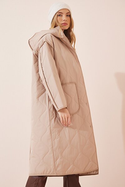 Happiness İstanbul Mantel - Beige - Parka