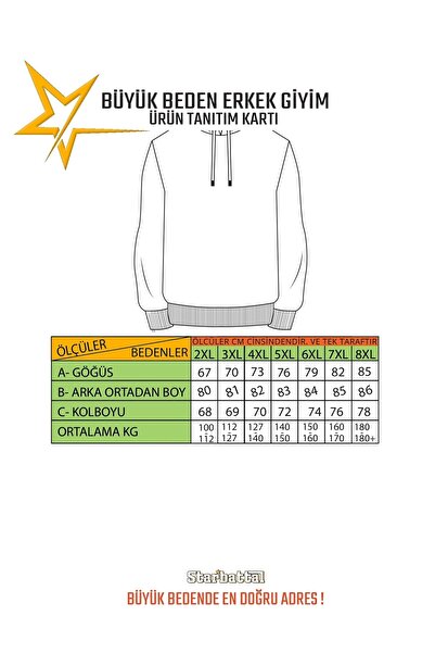 Starbattal Plus Size Men's Sweatshirt Polo Collar 22714-khaki