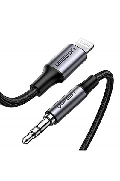 Ugreen MFi Lightning към 3.5мм плетен аудио кабел 1 метър