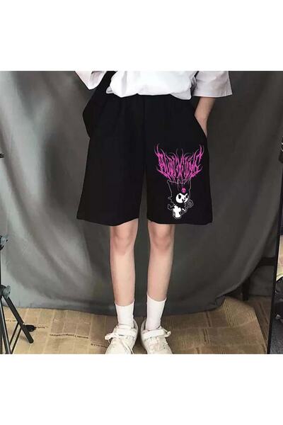 Touz إيري أنيمي هاراجوكو كورومي سانريو شورت قطني ممشط للجنسين