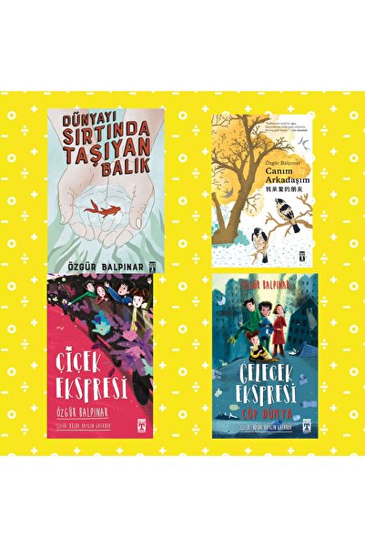 Timaş Çocuk Dört Kitap Özgür Balpinar Seti - Ortaokul Için Harika Okuma Kitap...
